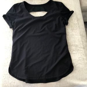 Lululemon Black Tee, dry fit